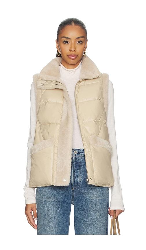 HEARTLOOM Serra Vest in Neutral by HEARTLOOM