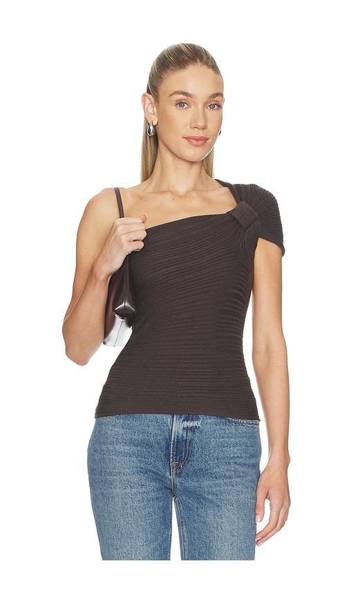 HEARTLOOM Veri Top in Brown by HEARTLOOM