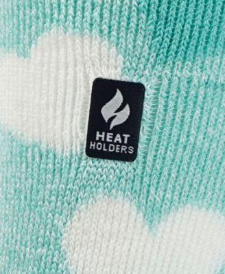 Boys' and Girls' Toddler 10-6.5 Harper Hearts Crew Socks by HEAT HOLDERS
