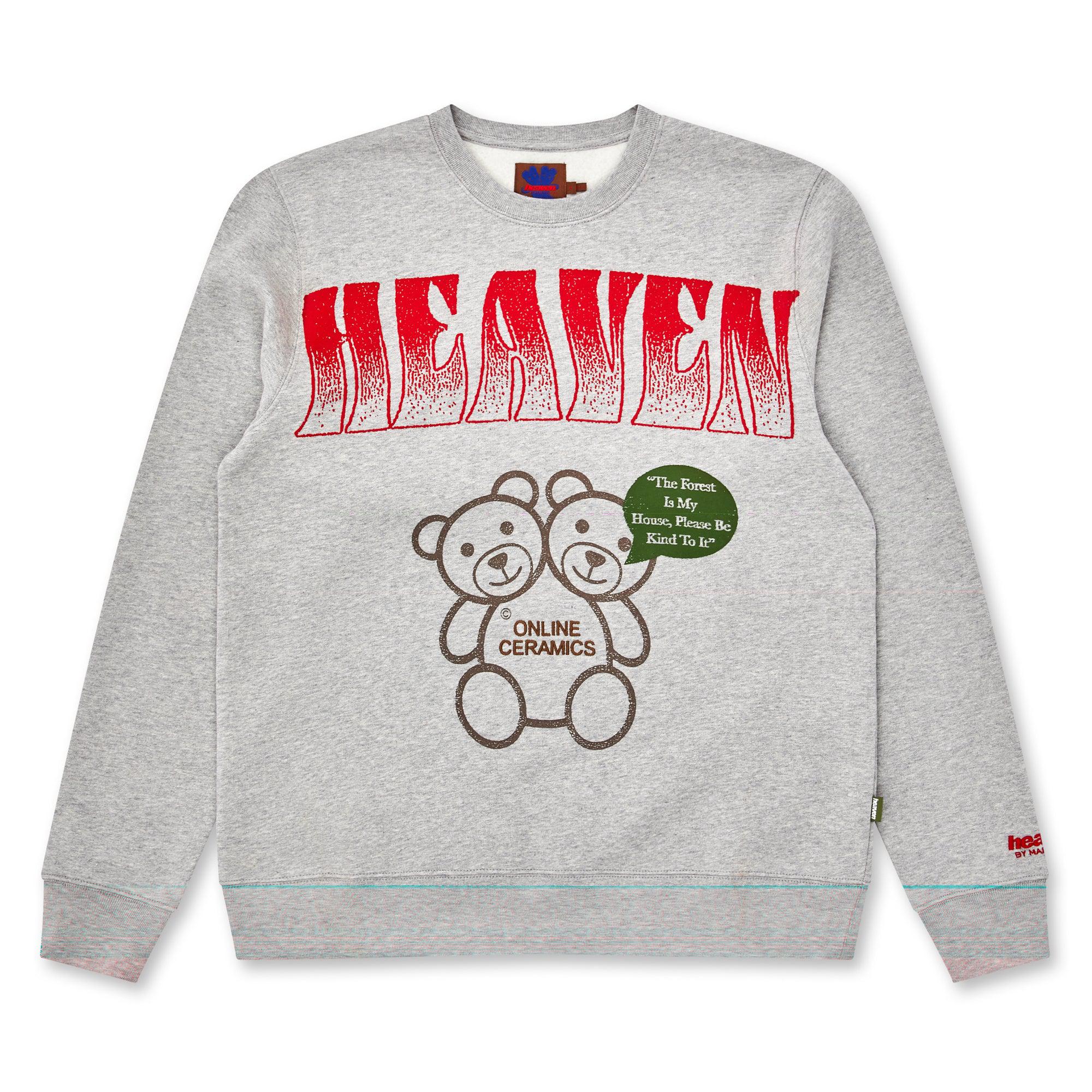 Heaven by Marc Jacobs - Online Ceramics Earth Crewneck - (Grey Melange) by HEAVEN