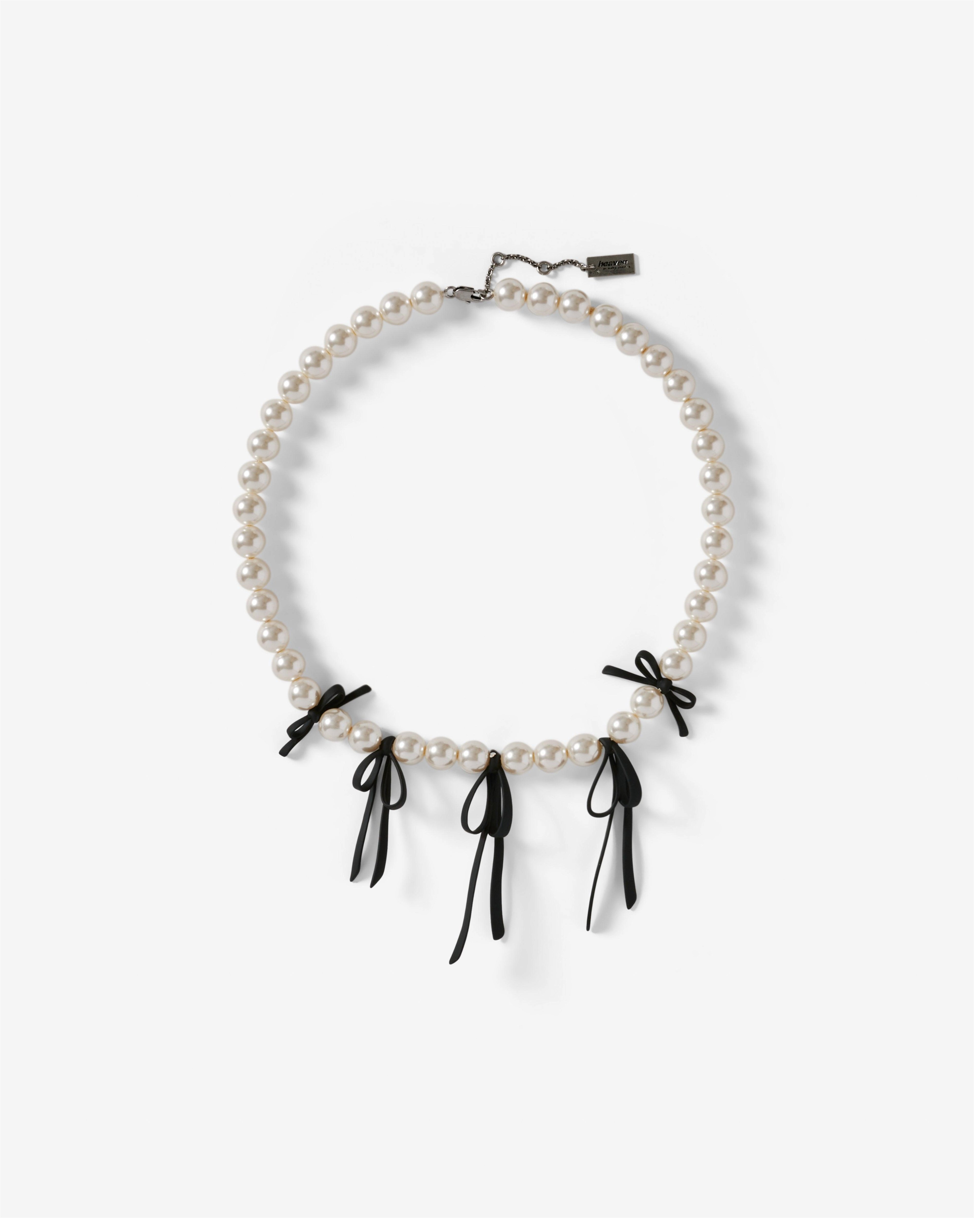 Heaven by Marc Jacobs - Sandy Liang Women's Pearl Necklace - (White/Black) by HEAVEN