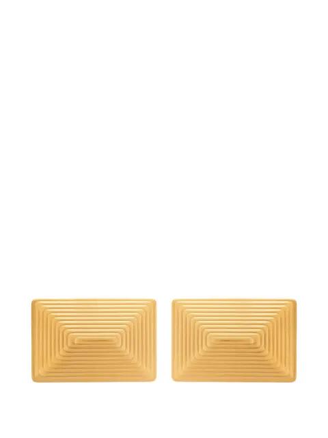 Celeste rectangle earrings by HEAVEN MAYHEM