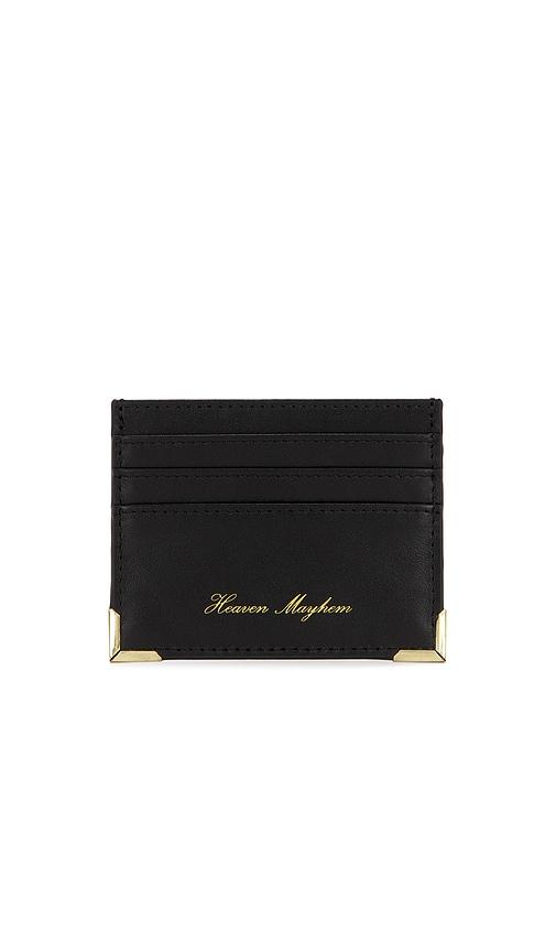 Heaven Mayhem Cardholder in Black by HEAVEN MAYHEM