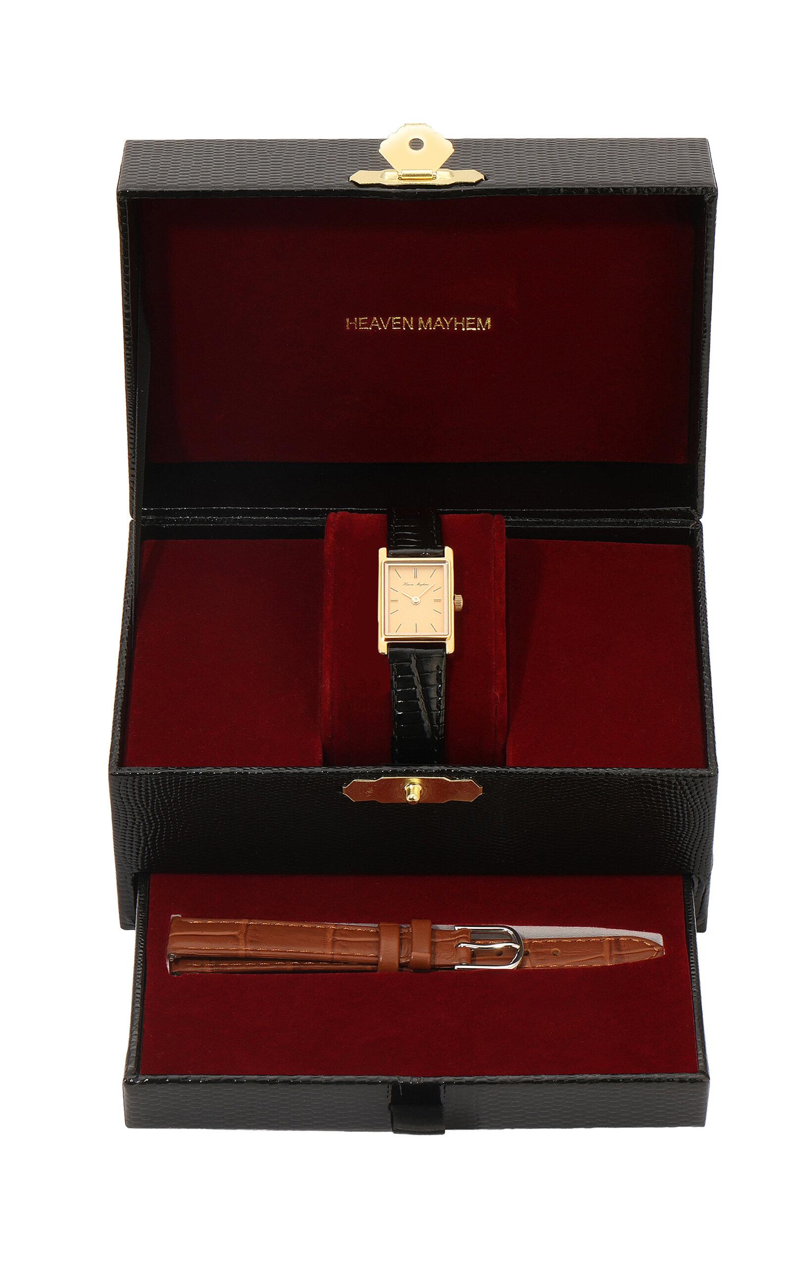 Heaven Mayhem Carino Leather Watch - Moda Operandi by HEAVEN MAYHEM