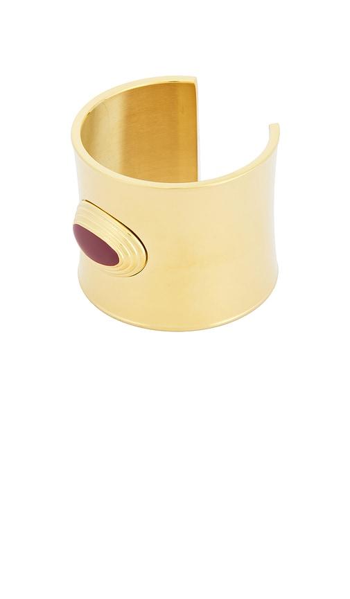 Heaven Mayhem Matilde Cuff Bracelet in Metallic Gold by HEAVEN MAYHEM