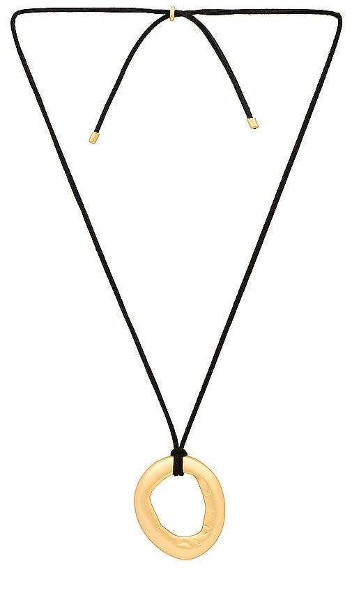 Heaven Mayhem Mini Necklace in Metallic Gold by HEAVEN MAYHEM