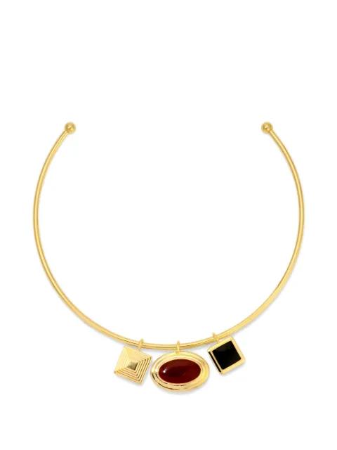 Solene charm-detail choker necklace by HEAVEN MAYHEM