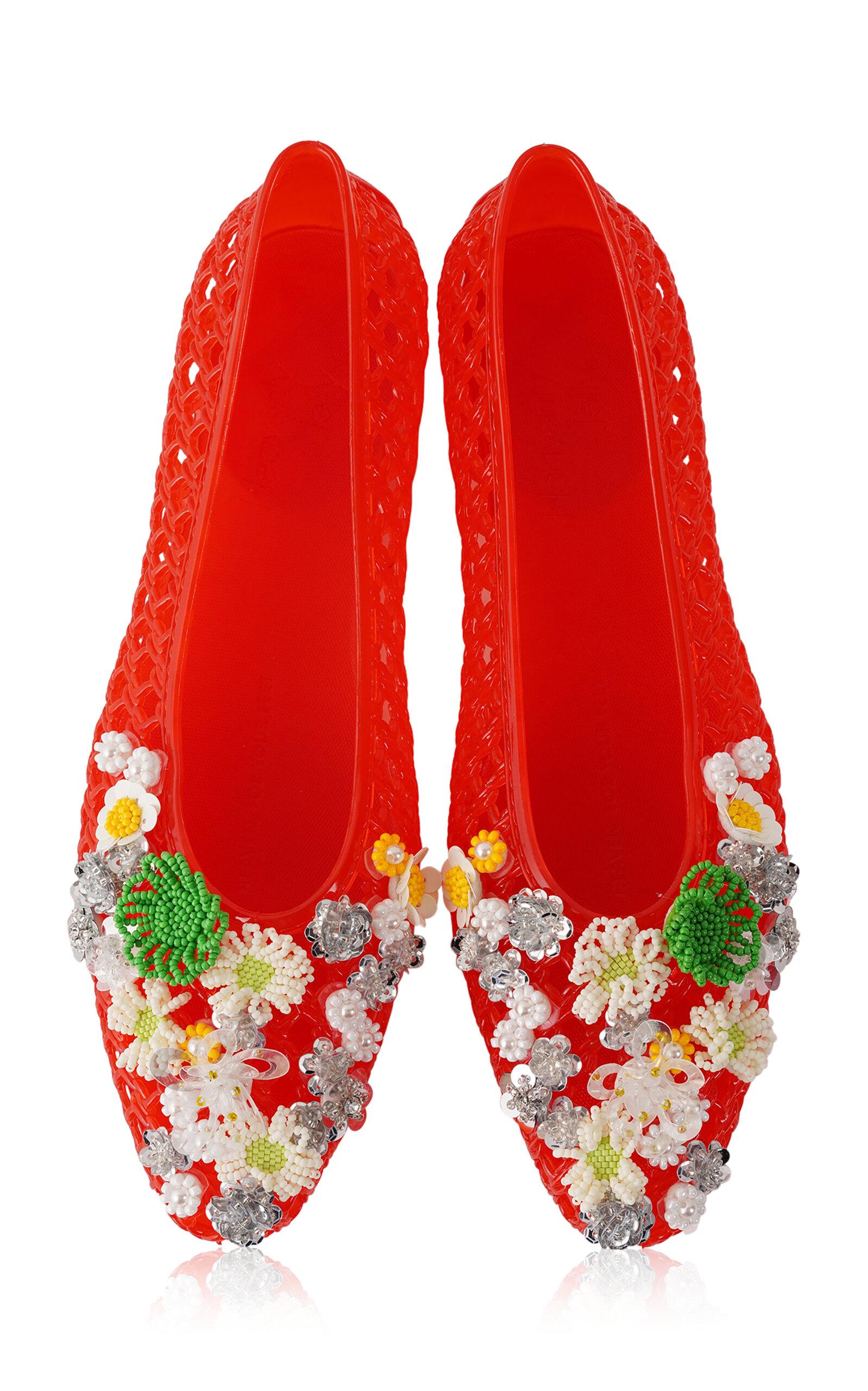 HEAVENLY JELLY Dahria Embellished Jelly Shoes - Moda Operandi by HEAVENLY JELLY