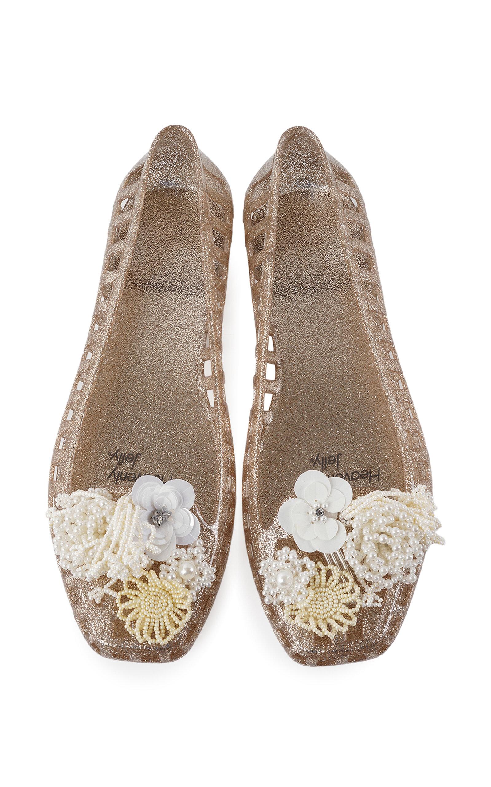 HEAVENLY JELLY Dazzla Embellished Jelly Shoes - Moda Operandi by HEAVENLY JELLY
