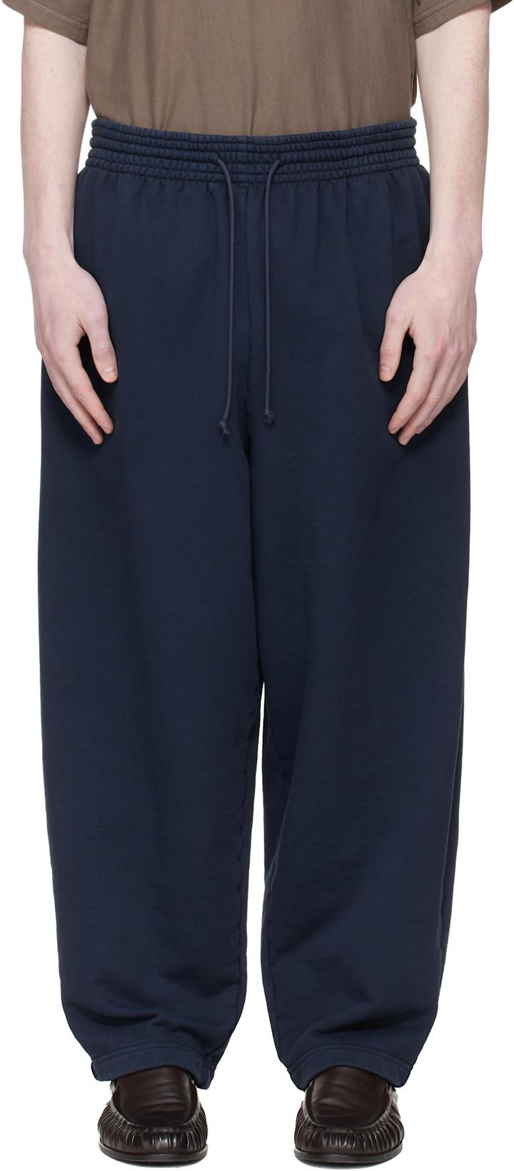 Navy Drawstring Sweatpants by HED MAYNER
