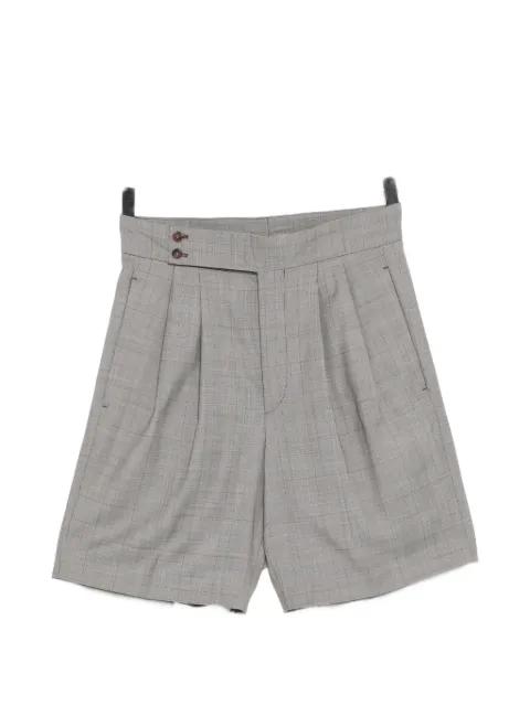 plaid tailored shorts by HED MAYNER