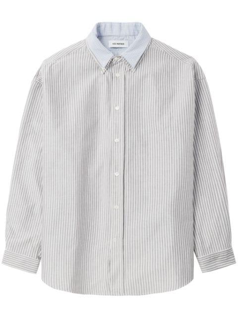 striped cotton shirt by HED MAYNER