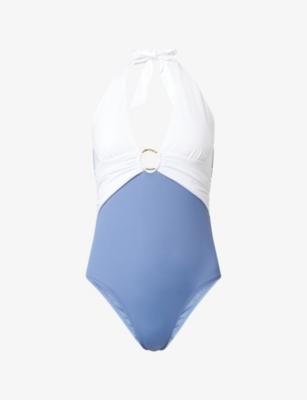 Cetara Ring Halter Swimsuit by HEIDI KLEIN