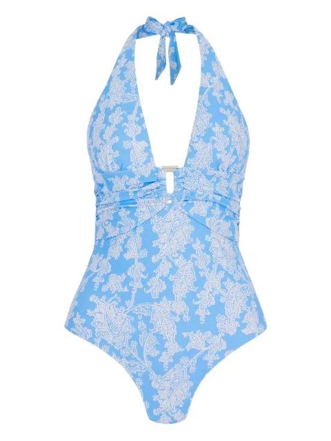 Playa Paraiso halterneck swimsuit by HEIDI KLEIN