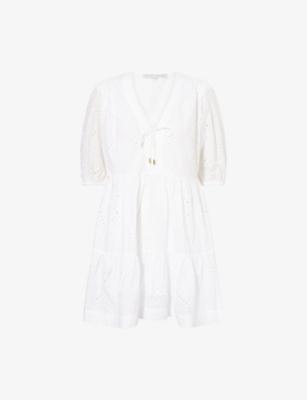 Rhode Island Broderie-Anglaise Cotton Mini Dress by HEIDI KLEIN Rhode Island Broderie-Anglaise Cotton Mini Dress by HEIDI KLEIN
