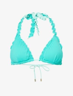 Rhodes Reversible Triangle Bikini Top by HEIDI KLEIN