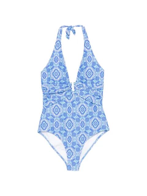 paisley-print halterneck swimsuit by HEIDI KLEIN