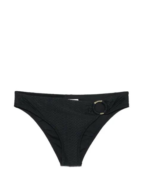 snake-effect ring-detail bikini bottoms by HEIDI KLEIN
