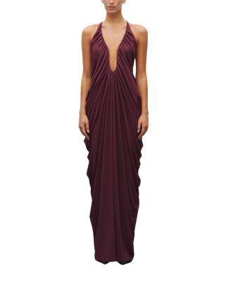 The Draped Halter Gown by HEIRESS BEVERLY HILLS