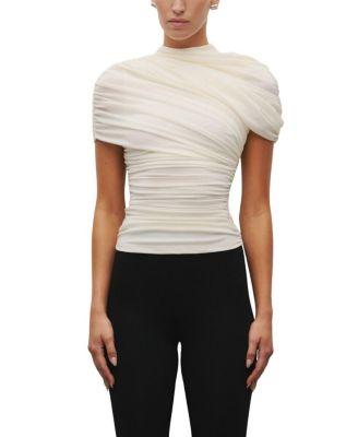 The Draped Shoulder Top by HEIRESS BEVERLY HILLS