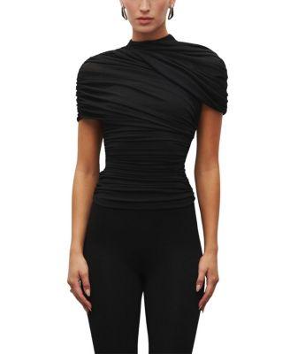 The Draped Shoulder Top by HEIRESS BEVERLY HILLS