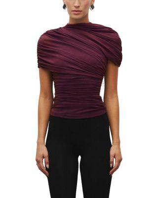 The Draped Shoulder Top by HEIRESS BEVERLY HILLS