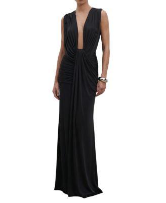 The Plunge Drape Gown by HEIRESS BEVERLY HILLS