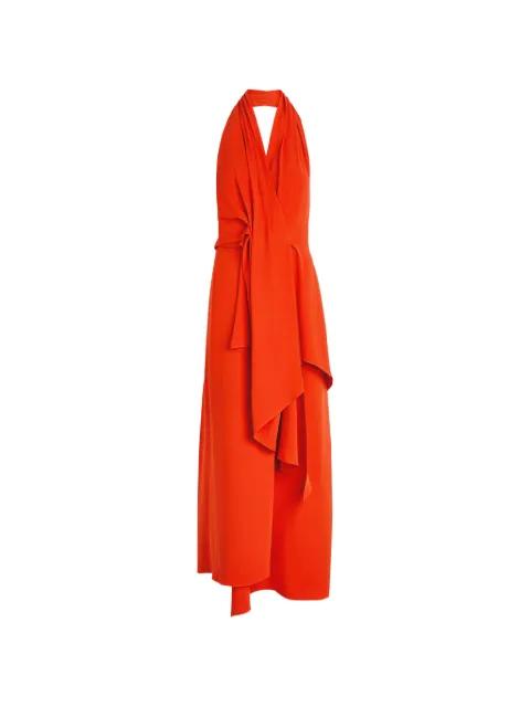 Barbara halterneck midi dress by HEIRLOME