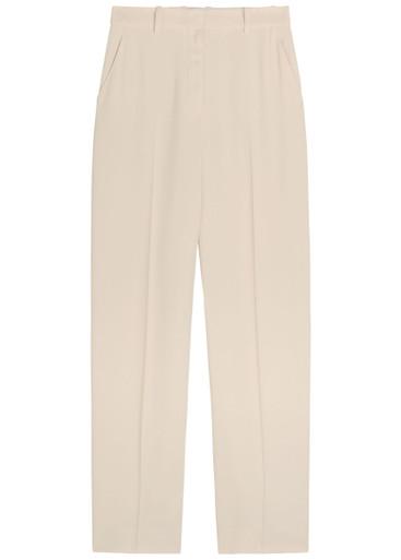 Carolyn straight-leg twill trousers by HEIRLOME