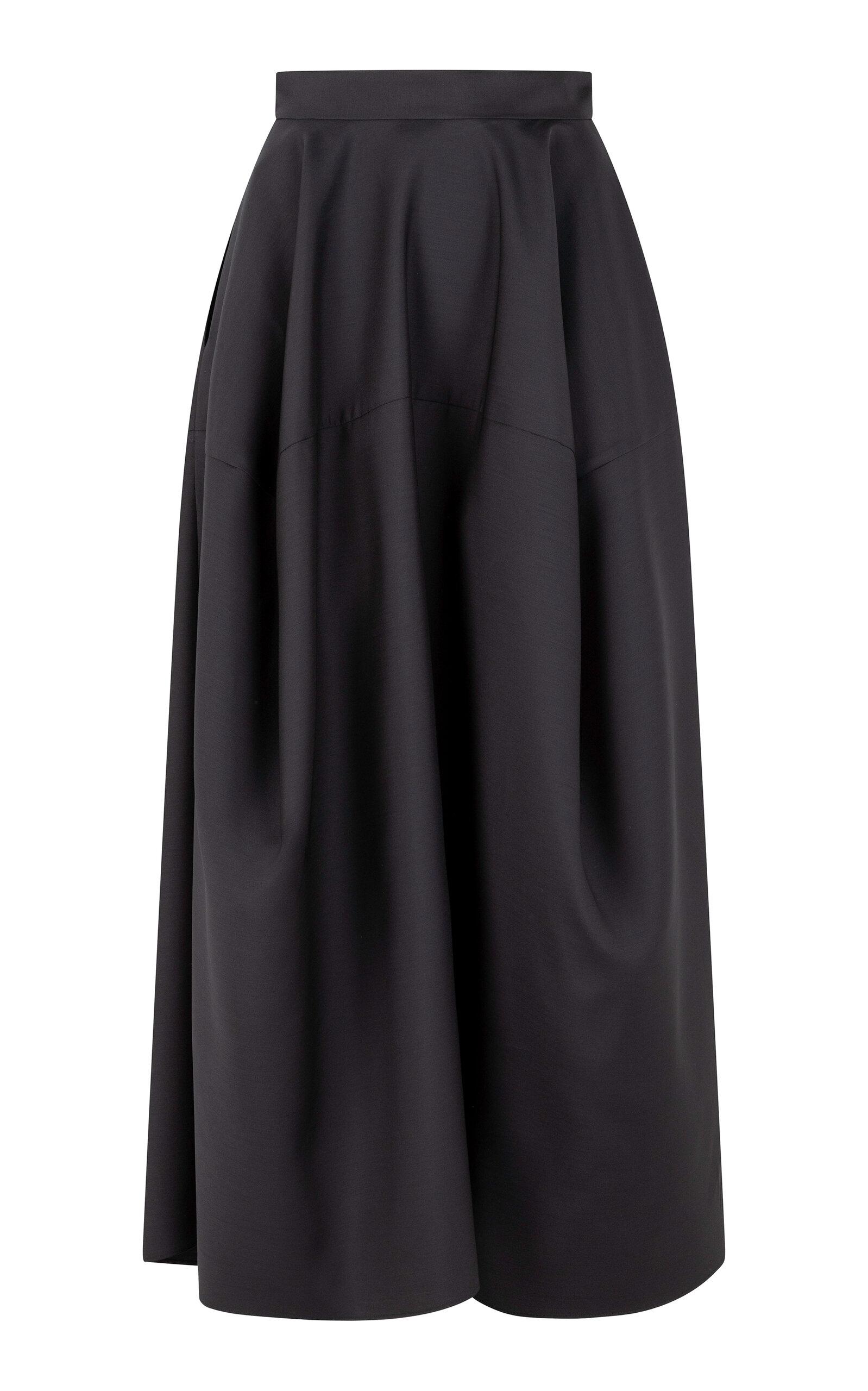 Heirlome Emilia Voluminous Silk-Wool Skirt - Moda Operandi by HEIRLOME