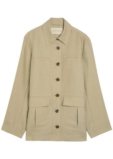 Linen barn jacket by HEIRLOME