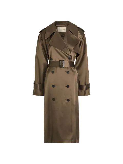Maggie belted double-breasted coat by HEIRLOME