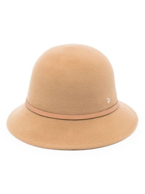 Alto 9 leather-trim wool fedora hat by HELEN KAMINSKI