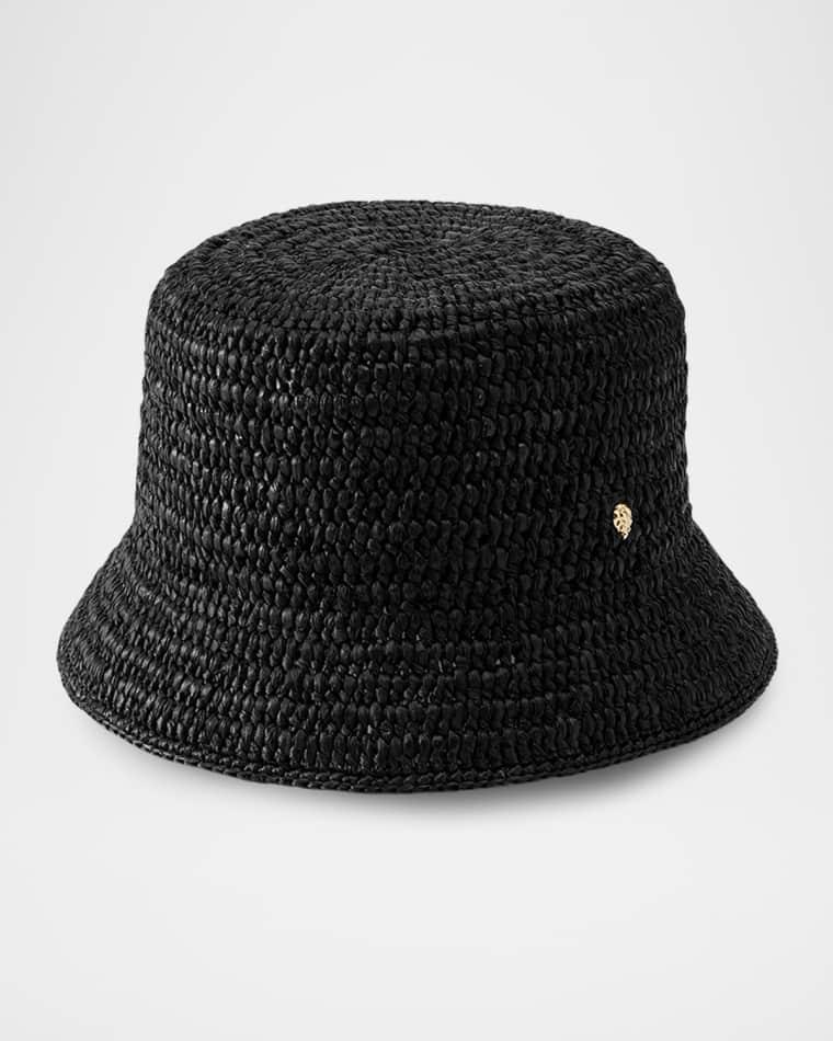 Chaturi Raffia Crochet Bucket Hat by HELEN KAMINSKI