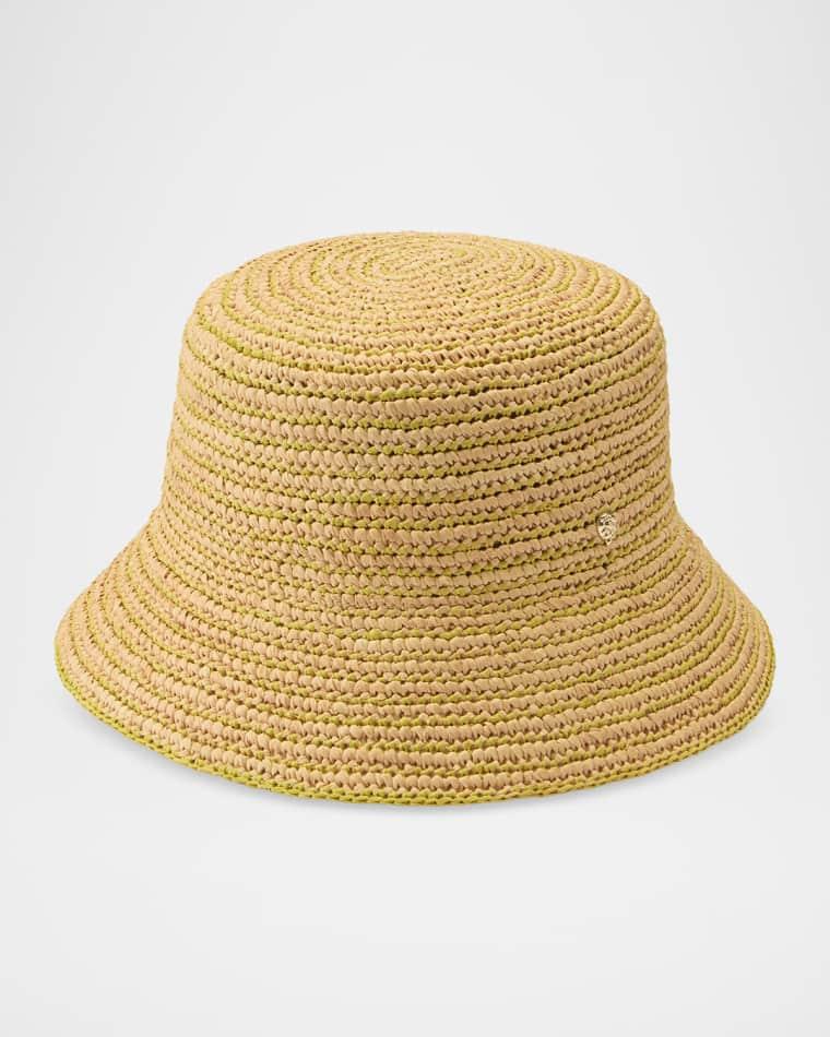 Nala Raffia Crochet Bucket Hat by HELEN KAMINSKI