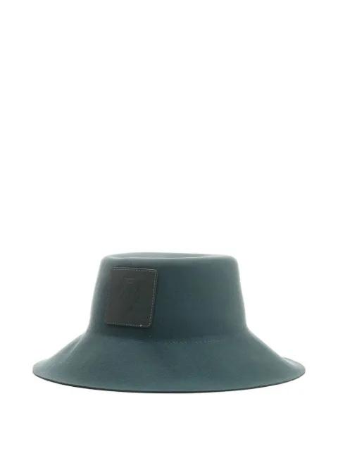 Reign logo-patch bucket hat by HELEN KAMINSKI