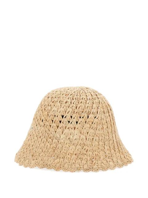 woven bucket hat by HELEN KAMINSKI