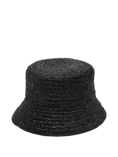 woven-raffia bucket hat by HELEN KAMINSKI