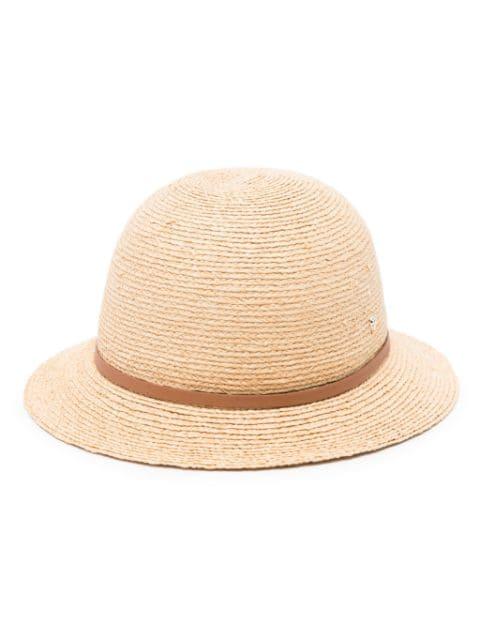 woven raffia cloche hat by HELEN KAMINSKI