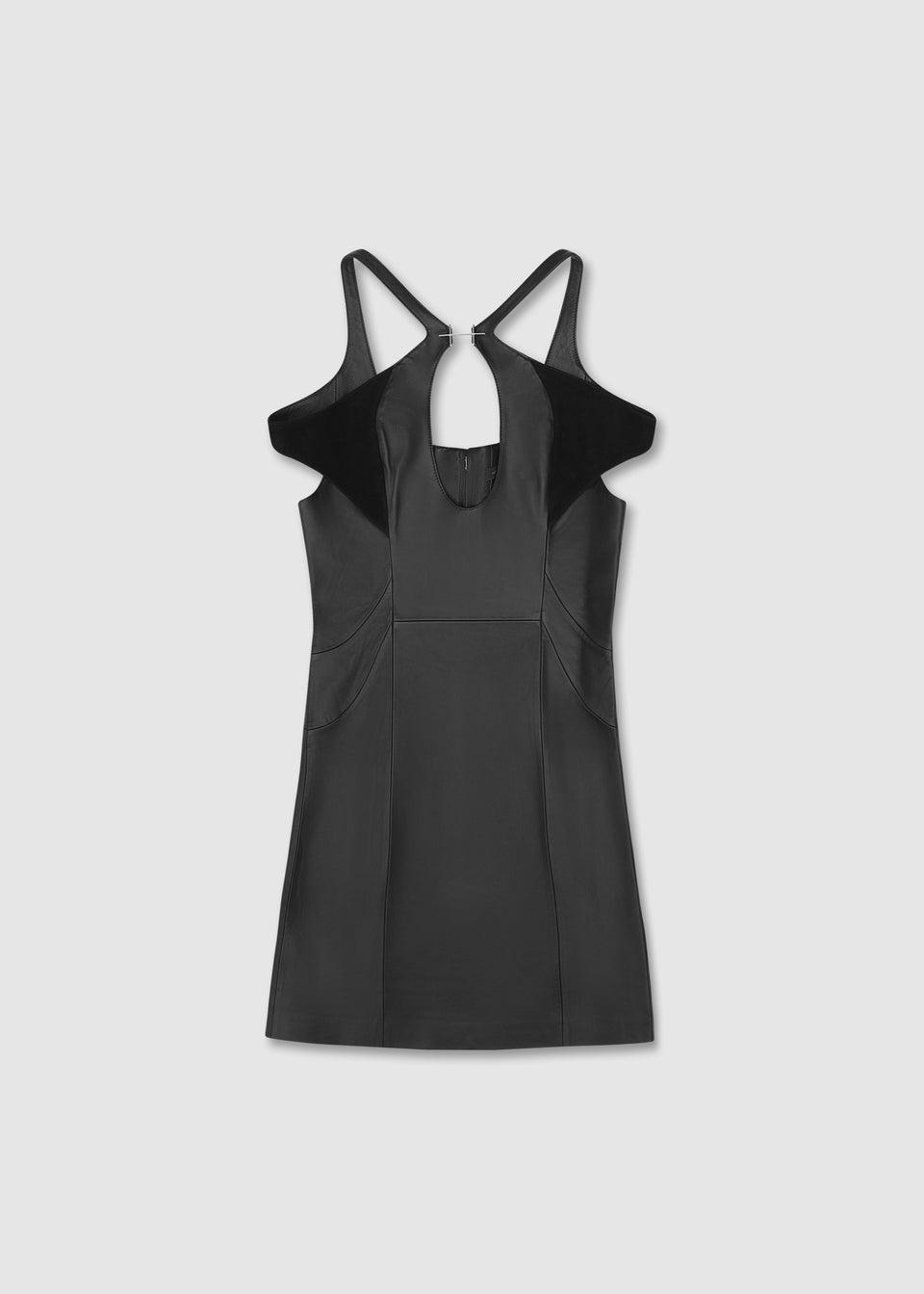 ARMIS LEATHER DRESS by HELIOT EMIL