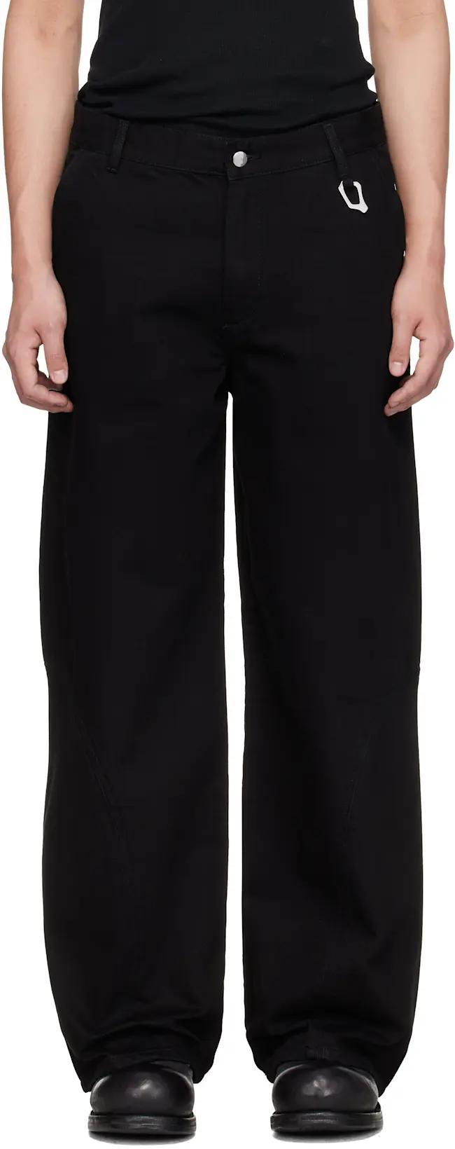Black Basalt Jeans by HELIOT EMIL
