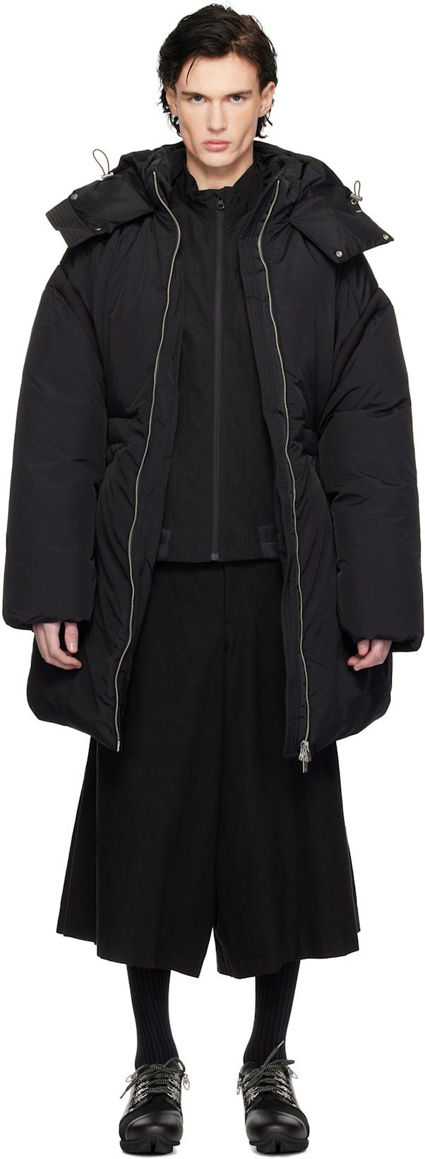 Black Fortress Down Jacket by HELIOT EMIL
