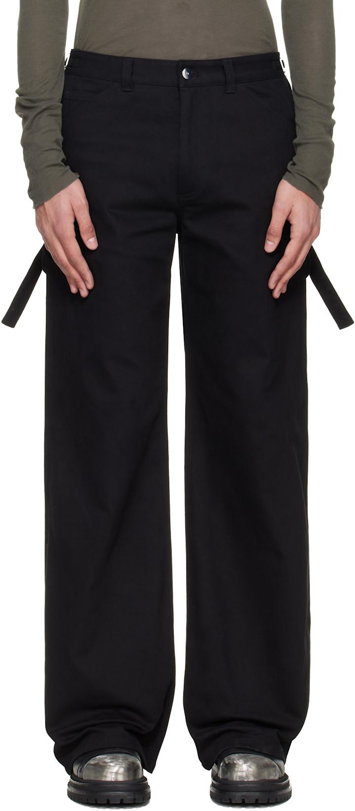 Black Gait Jeans by HELIOT EMIL