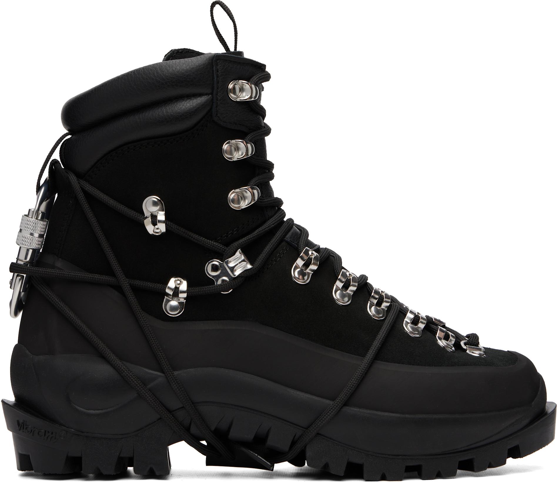 Black Hiking Boots by HELIOT EMIL