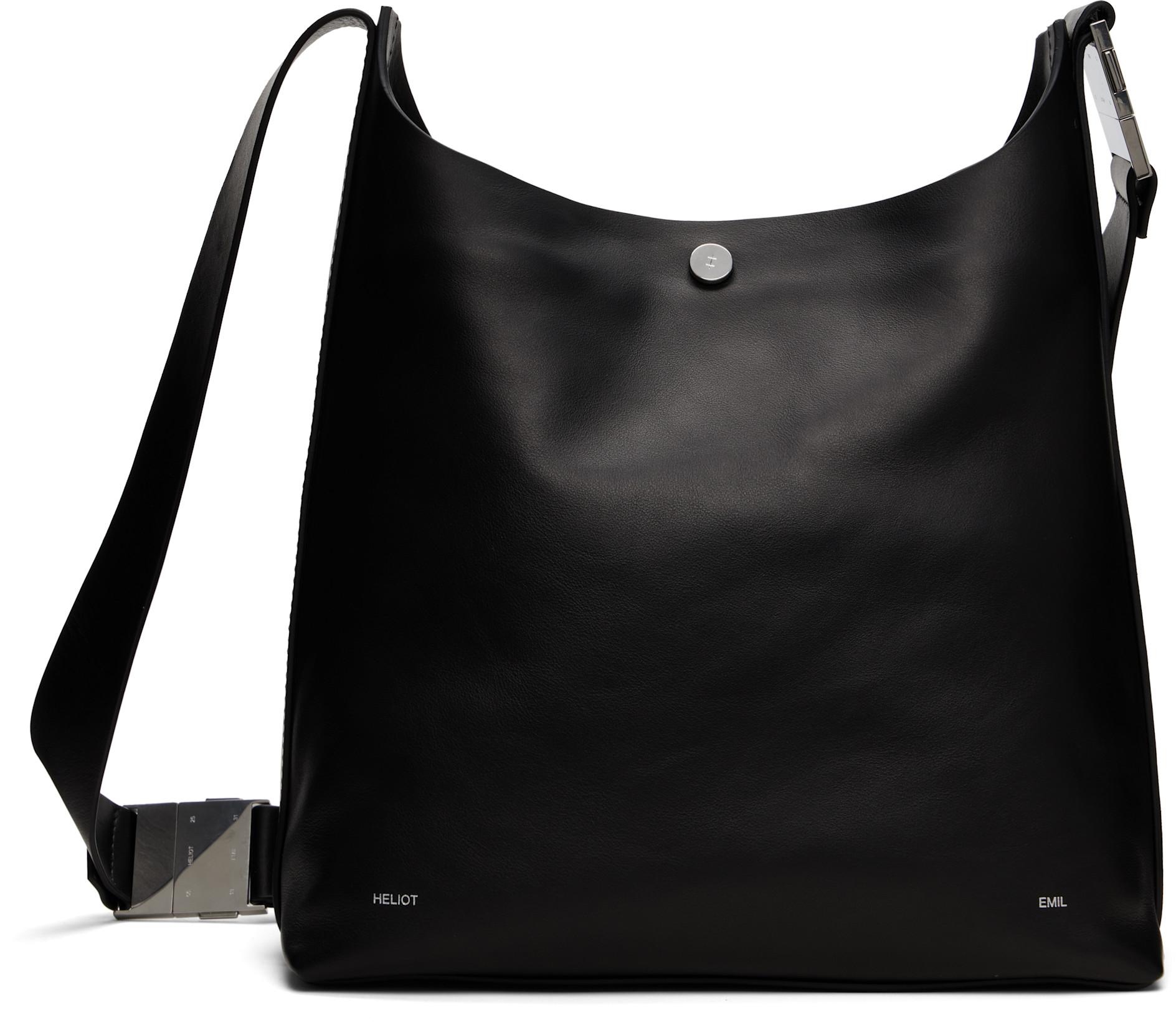 Black Mantica Bag by HELIOT EMIL