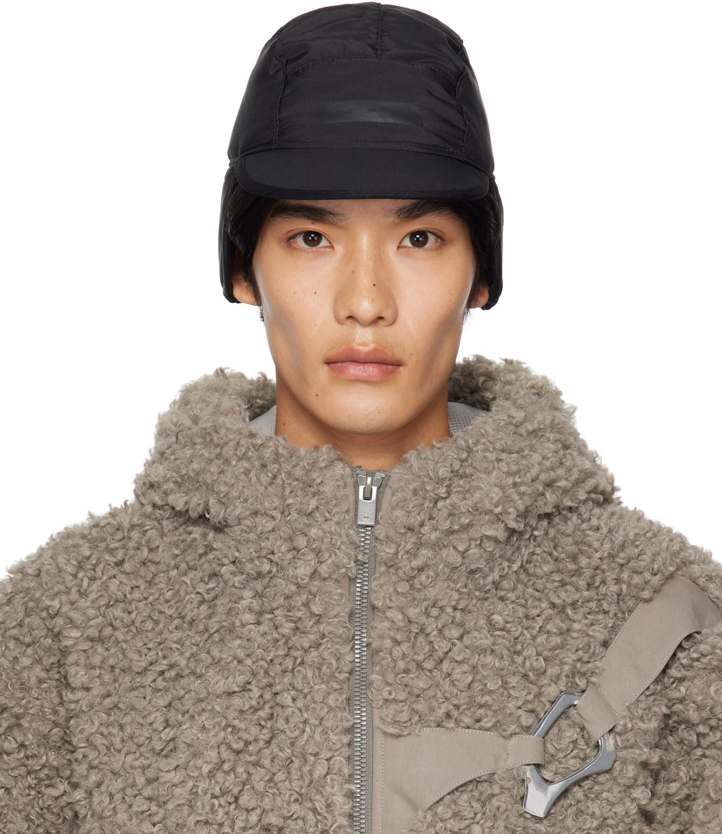 Black Ophitic Reversible Cap by HELIOT EMIL