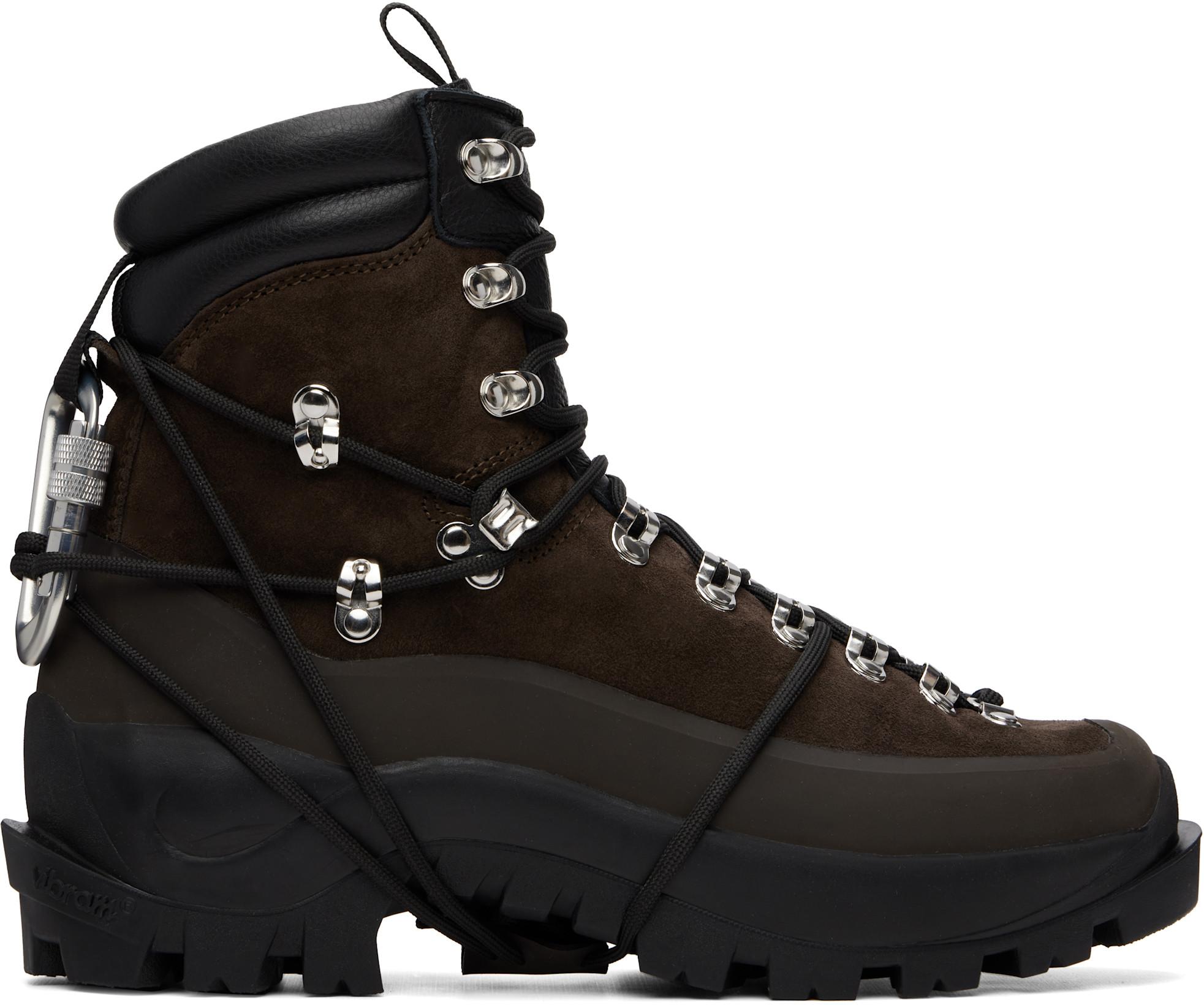 Brown Hiking Boots by HELIOT EMIL