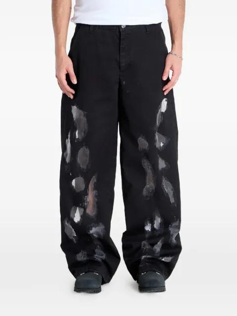 Gallop pattern trousers by HELIOT EMIL
