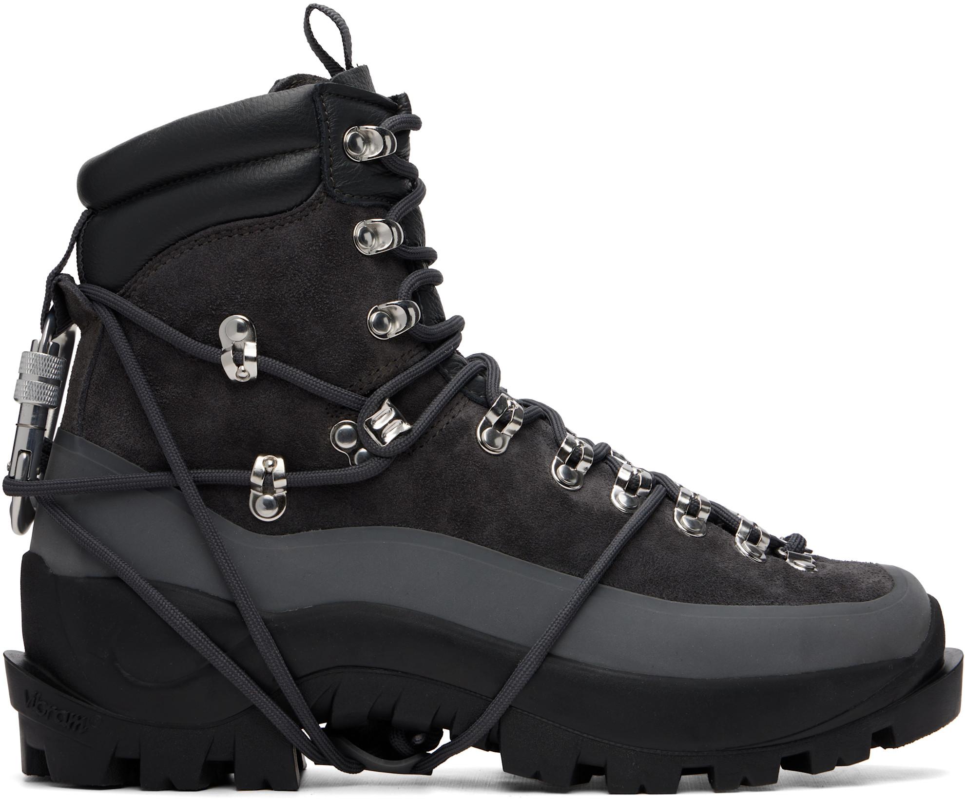 Gray Hiking Boots by HELIOT EMIL