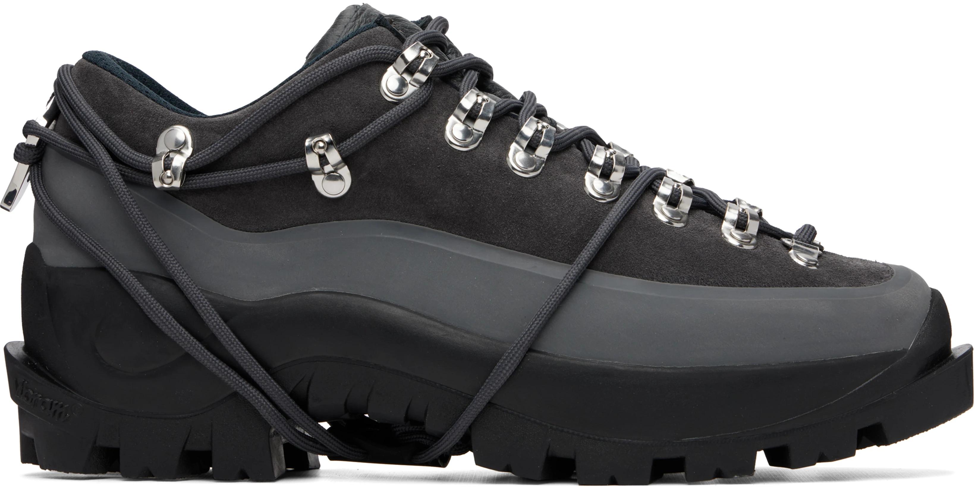 Gray Low Hiking Boots by HELIOT EMIL